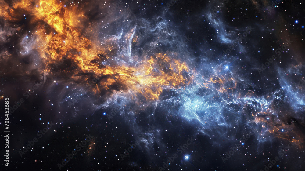 Space galaxy background with nebula stars and stardust as wallpaper background illustration Space galaxy background with nebula stars and stardust as wallpaper background illustration