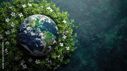 Earth day banner: embracing the importance of loving nature for a sustainable future, promoting environmental consciousness and celebrating the beauty of our planet through eco-friendly initiatives.