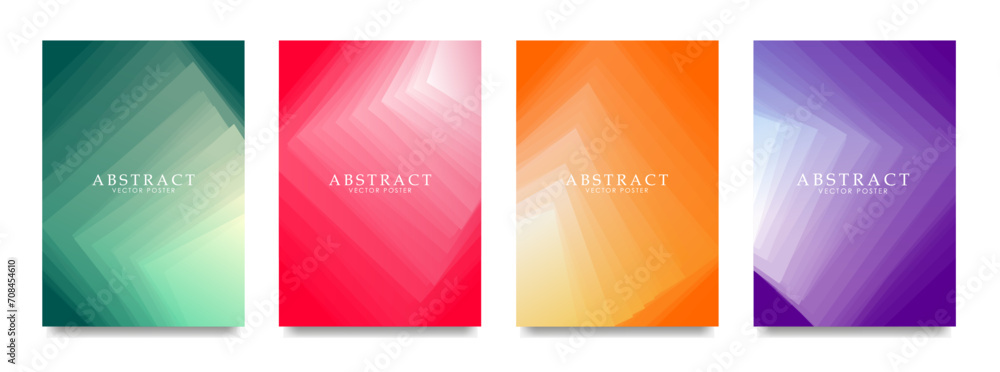 Colorful gradient abstract backgrounds for modern design