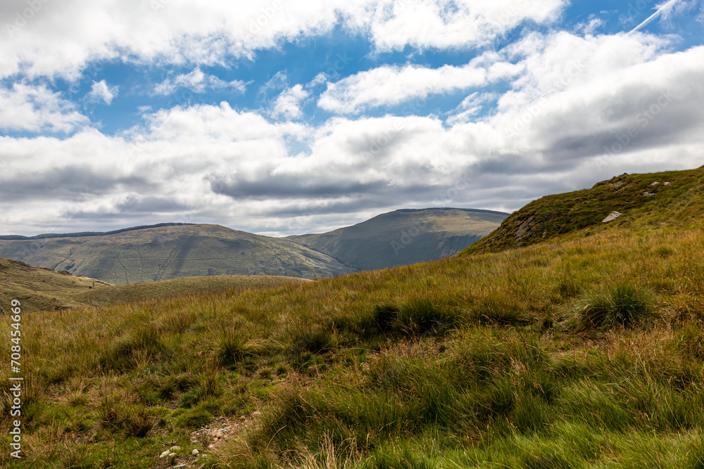 Hiking Cadair Idris in Snowdonia National Park in the summer