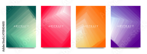 Colorful gradient abstract backgrounds for modern design