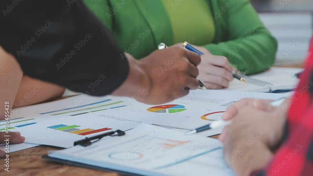 Close-up asia business people meeting plan analysis statistics brainstorm and header of team hold tablet pointing graph chart and employee take note. Finance strategy statistics success concept. Close-up asia business people meeting plan analysis statistics brainstorm and header of team hold tablet pointing graph chart and employee take note. Finance strategy statistics success concept.