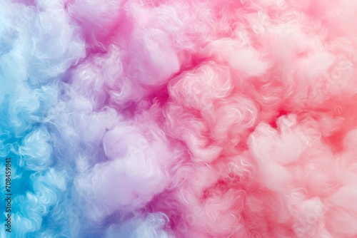  close-up of a colorful cotton candy background