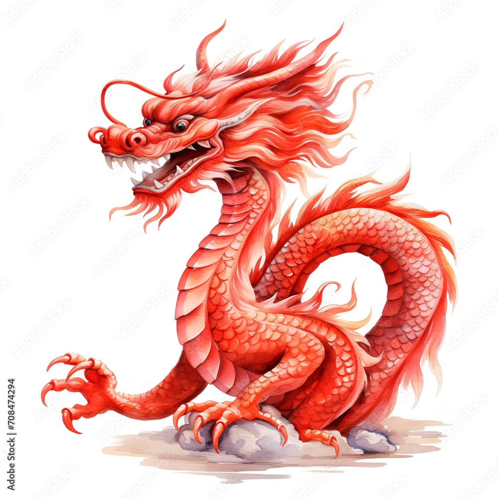 Fototapeta premium Chinese new year traditional dragon