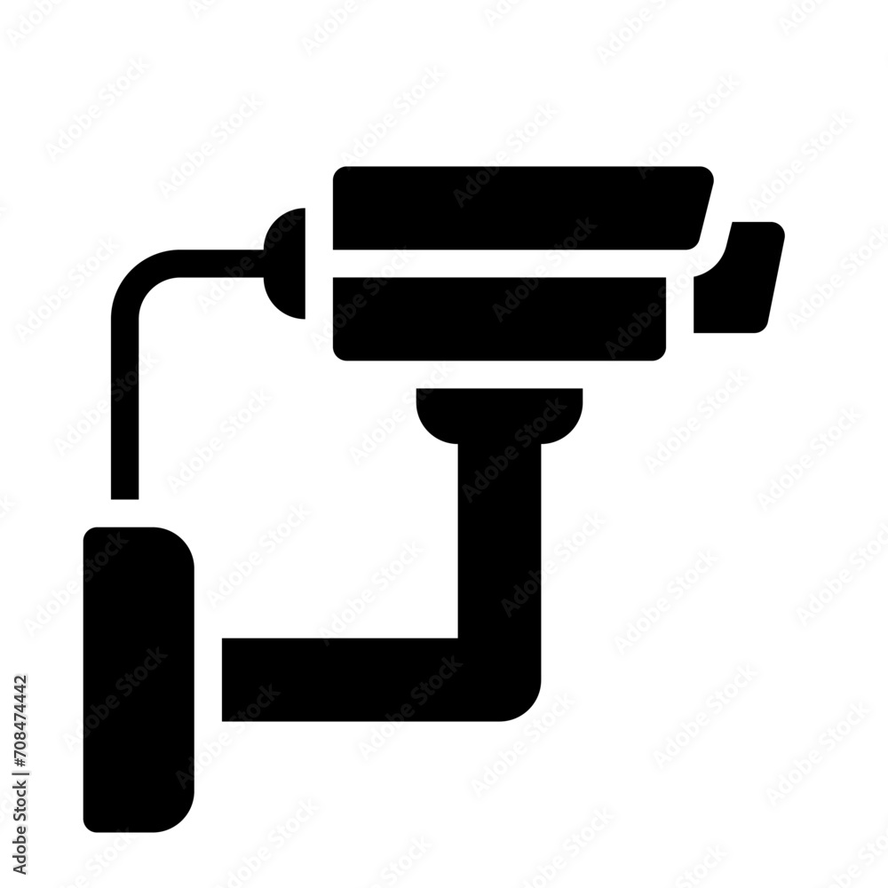 CCTV icon glyph style for download (hotel pack) CCTV icon glyph style for download (hotel pack)