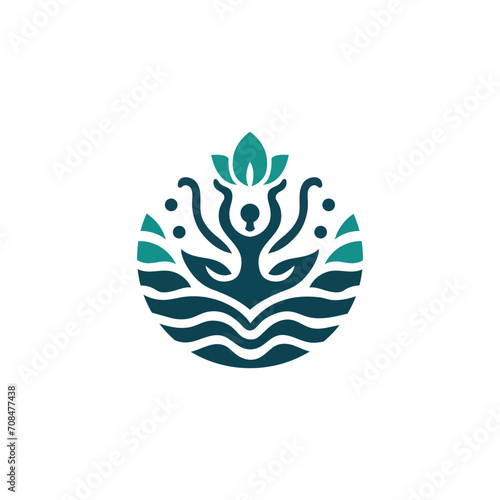 Yoga logo design template. yoga natural vector templates