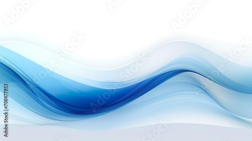 Blue abstract wave background © Jodie