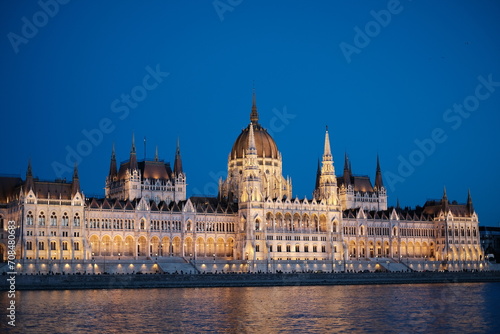 Budapest  Fisherman s Bastion  Hungarian Parliament Building  night view  wallpaper  computer wallpaper  pretty  scenery  Europe scenery  peace  girl  emotion  travel  tour  boat  relax