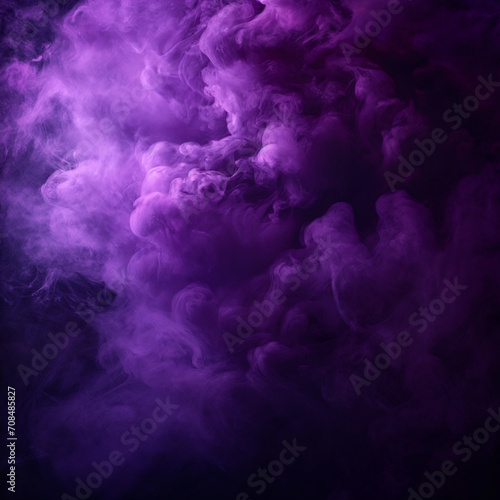 Purple Horror Gritty Style Background with Fog and Smoke © JJS Creative