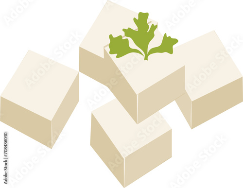 Tofu Illustration 