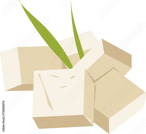 Tofu Illustration 