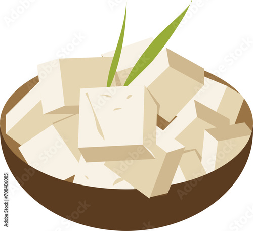 Tofu Illustration 