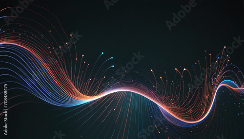 Abstract Tech Particle Background