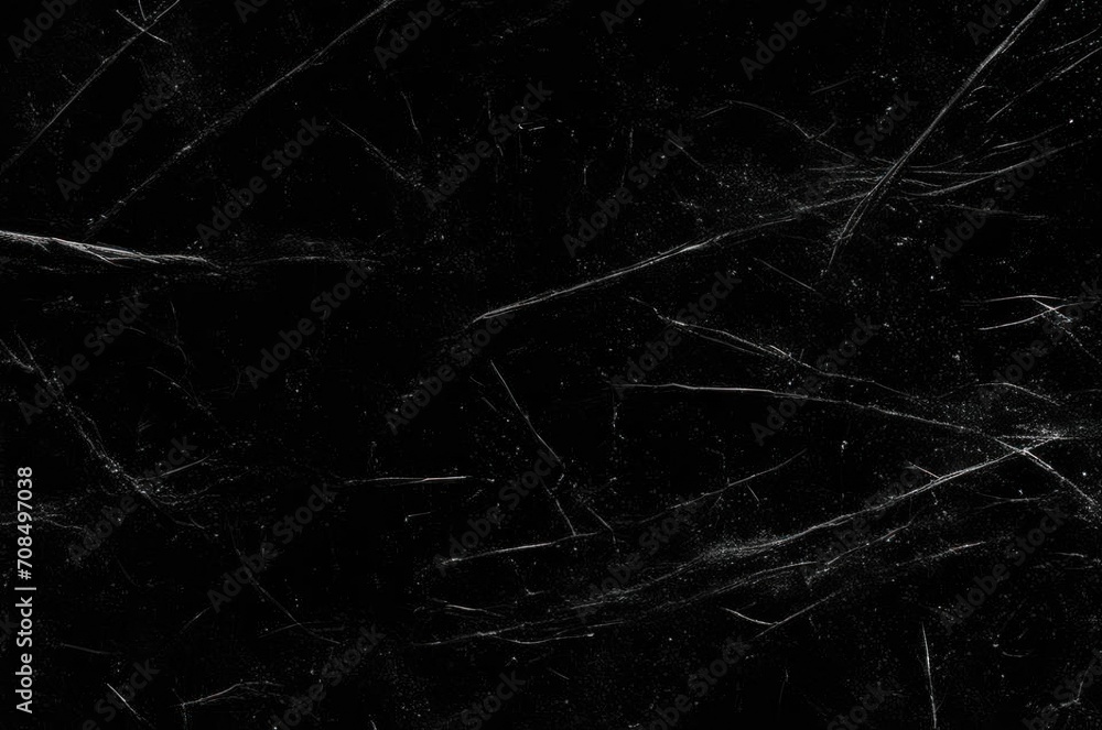 Dust and scratches on a black background.