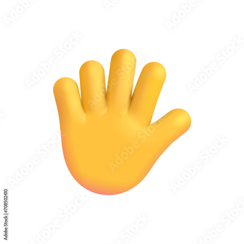 Hand with Fingers Splayed