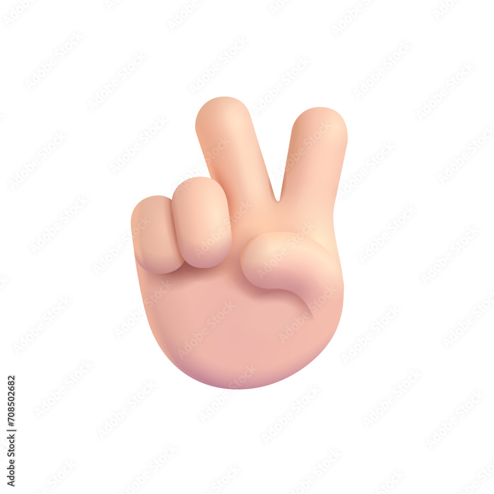 Victory Hand: Light Skin Tone Victory Hand: Light Skin Tone