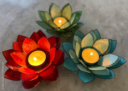 Bougeoirs Lotus