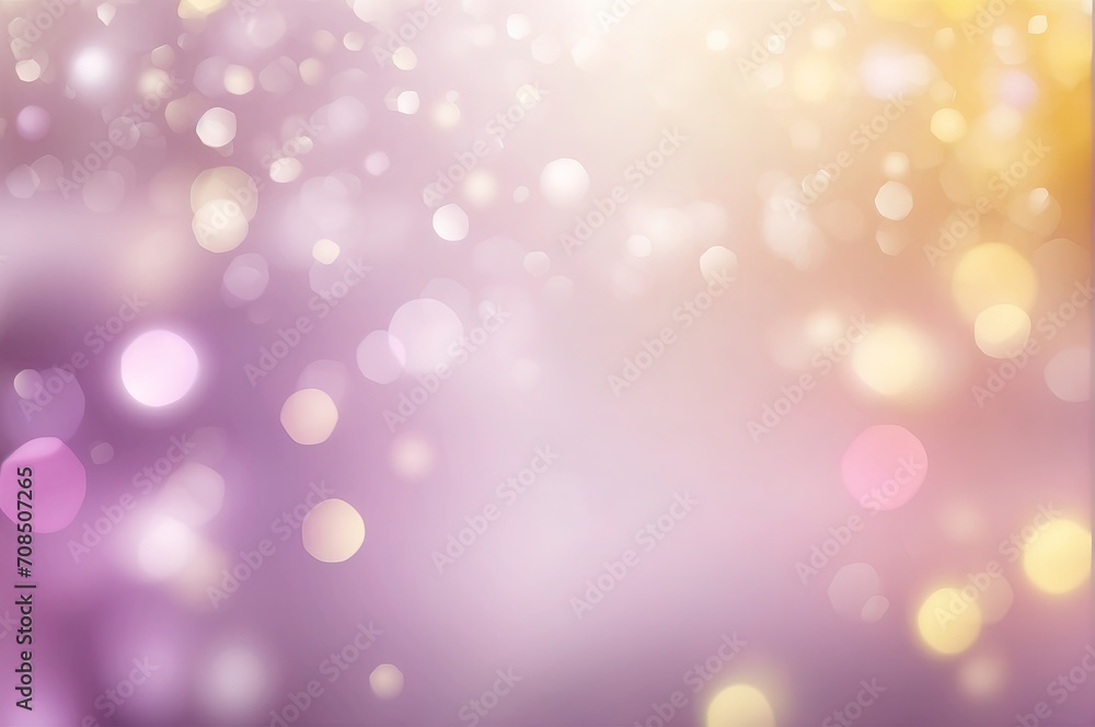 Abstract blur bokeh banner background. pastel purple, gold yellow, white silver, pale pink bokeh background Abstract blur bokeh banner background. pastel purple, gold yellow, white silver, pale pink bokeh background