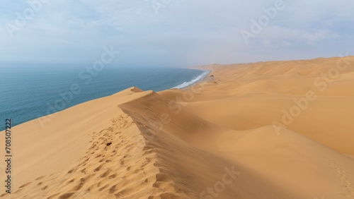 Sandwich Harbour Dunes  Walvis Bay  Namibia