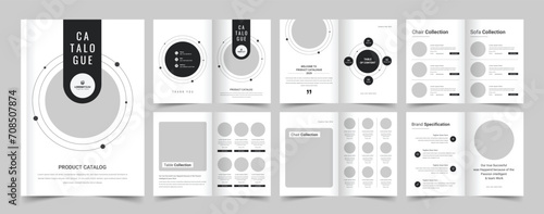 Multipurpose Product Catalog Design, Magazine Design, Minimalist Product Brochure

