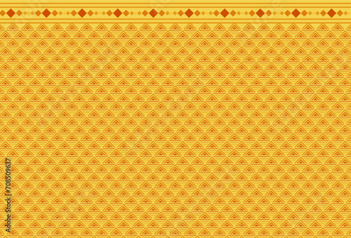 Fabric pattern that uses mostly squares. There is a grid that is like a triangles It has wavy like water waves and triangles like water drops Use it as a background wall pattern mobile phone case 