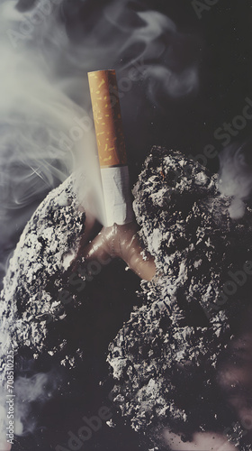 Partir en fumée: Dévoiler la toile mortelle de l'emprise du tabac sur la santé, Intelligence Artificielle Générative