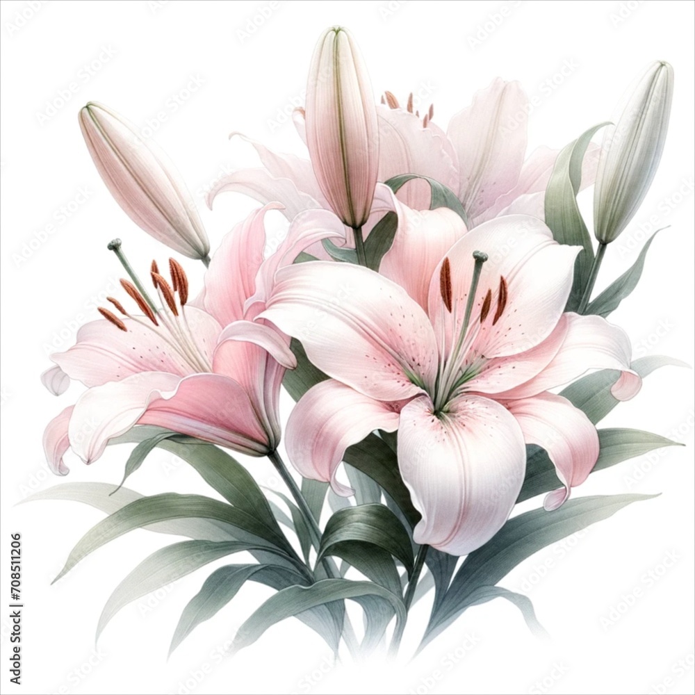 The image is an illustration of Lily , watercolor style.
The image is an illustration of Lily , watercolor style.