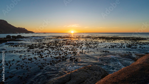 Scenic sunset at Camps Bay, Cape Town, South Africa © Jose