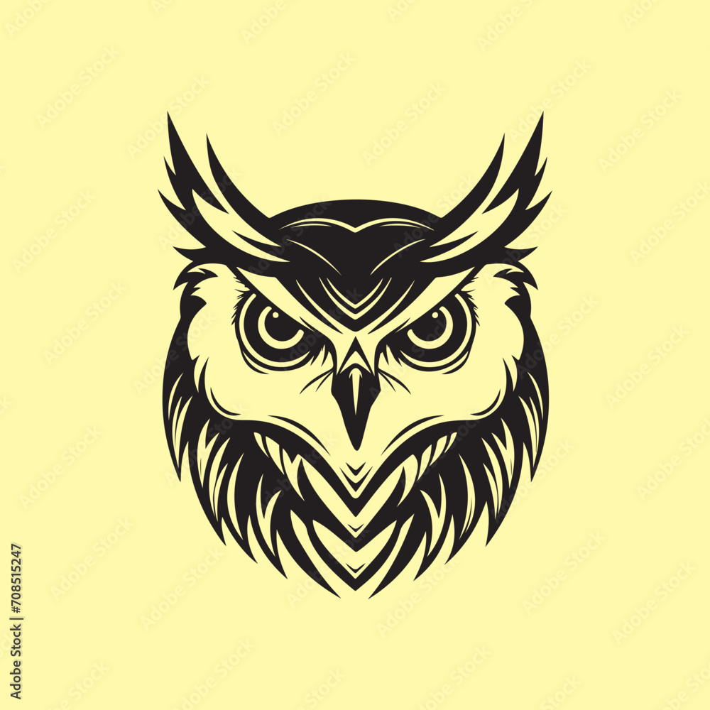 Owl Head Vector Images