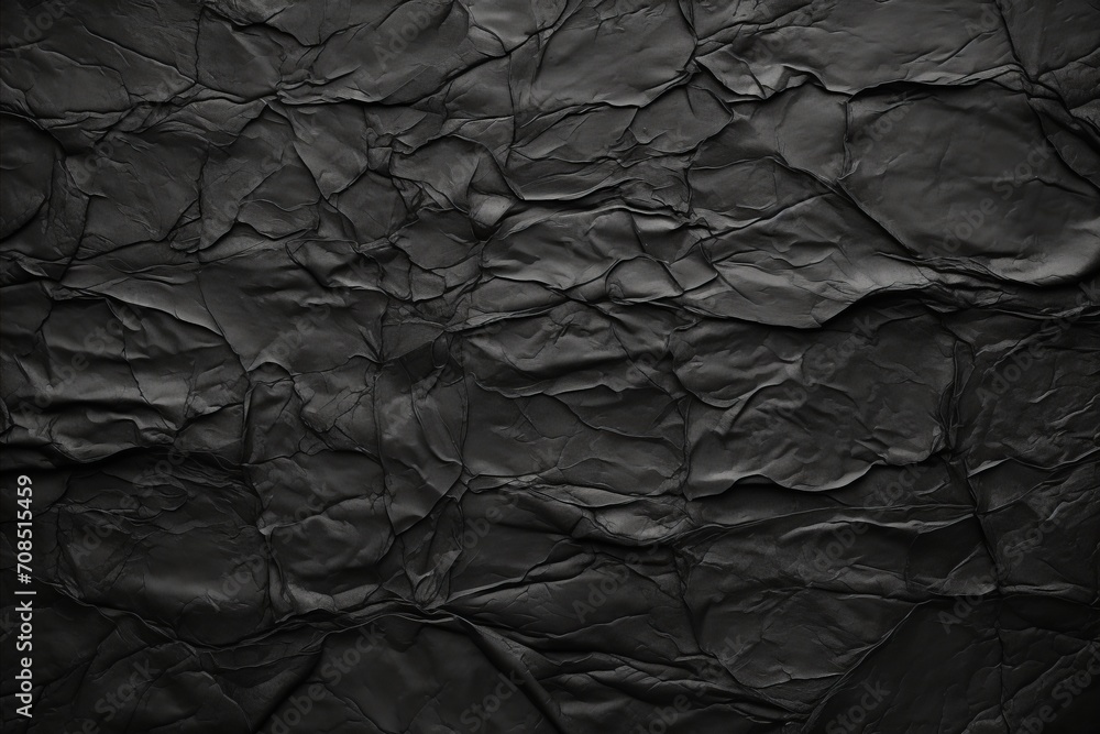 Black Crumpled Paper Texture on Low Light Background for Creative Design Projects Black Crumpled Paper Texture on Low Light Background for Creative Design Projects
