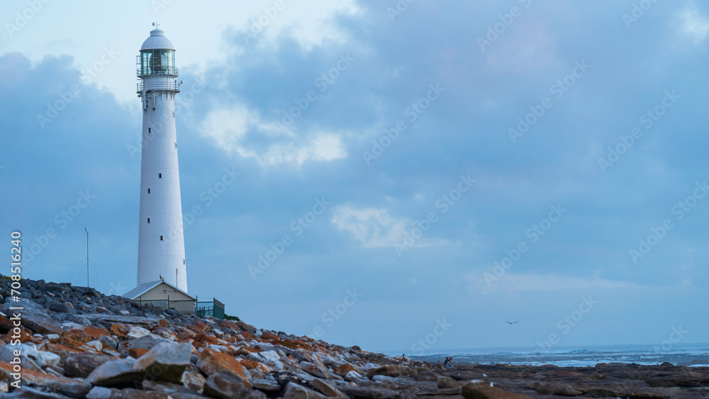 Slangkop Lighthouse, Kommetjie Beach, Western Cape, South Africa