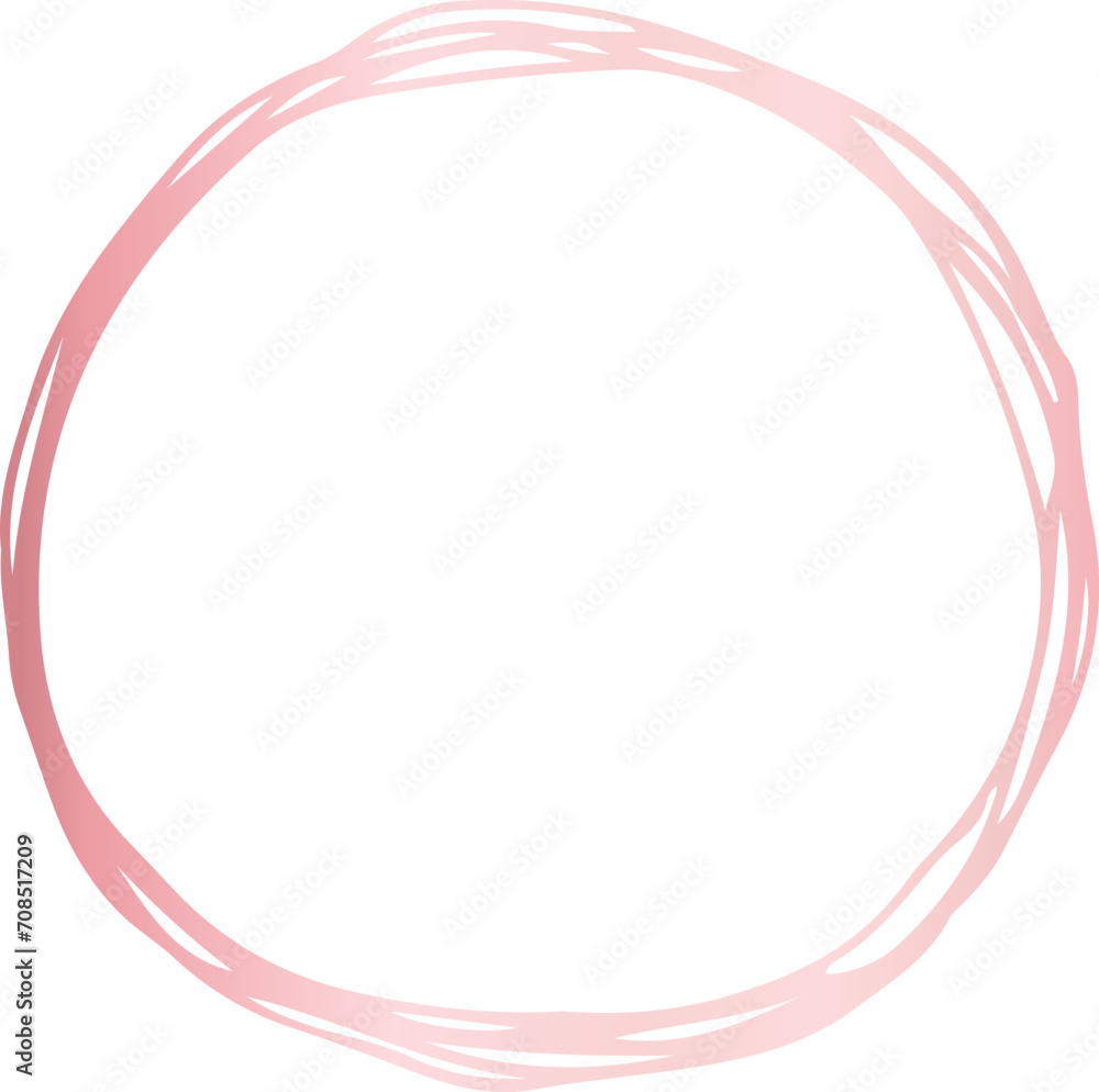 Pink scribble circle doodle shape illustration on transparent background.
Pink scribble circle doodle shape illustration on transparent background.