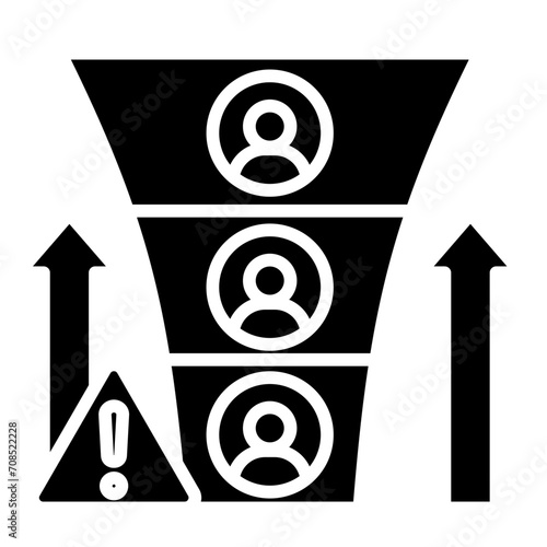 Crisis escalation icon