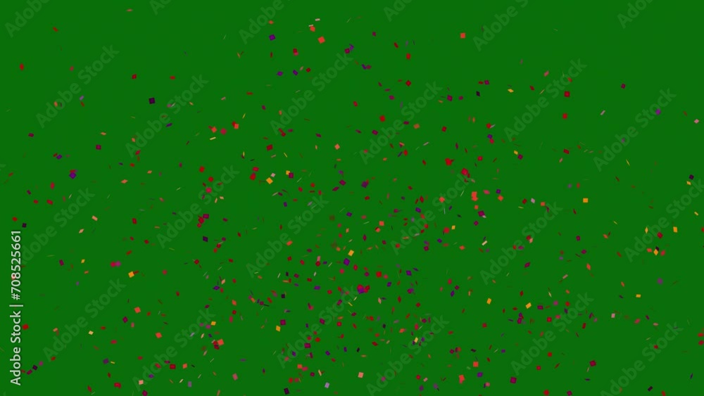 Dynamic Confetti Explosion - Festive 4K Animation for Your Holiday Projects! Colorful Party Confetti cascades in a Whirlwind of Glitter and Joy on a Stylish Green Background Dynamic Confetti Explosion - Festive 4K Animation for Your Holiday Projects! Colorful Party Confetti cascades in a Whirlwind of Glitter and Joy on a Stylish Green Background
