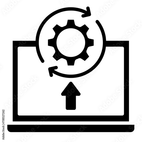 Принти на полотні Deployment Orchestration icon