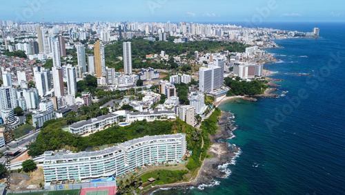 Foto Skyline aerial view of the city of Salvador, Bahia, Brazil