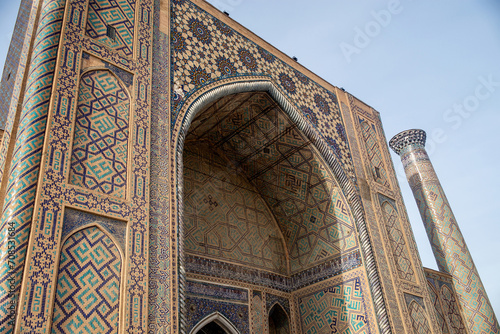 Sherdor Madrassah in Samarkand, Uzbekistan photo