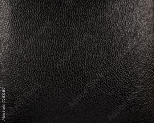 Textured Black Leather Full Frame Background