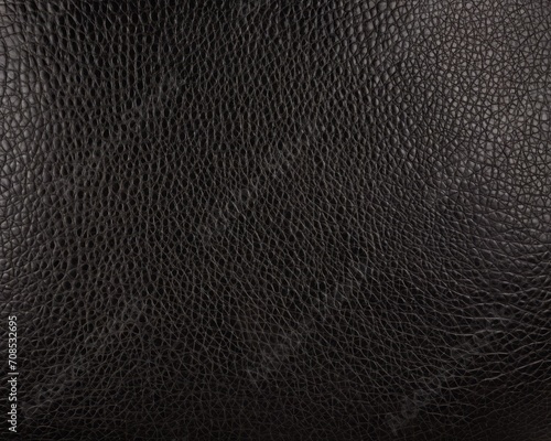 Textured Black Leather Full Frame Background