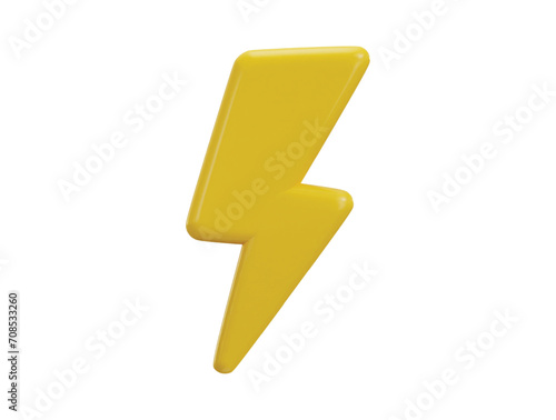 thunderbolt icon vector icon illustration