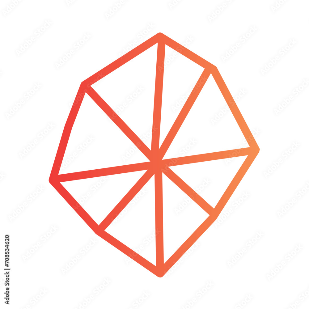 Diamond Emerald Jewelry Gradient Outline Icon Diamond Emerald Jewelry Gradient Outline Icon