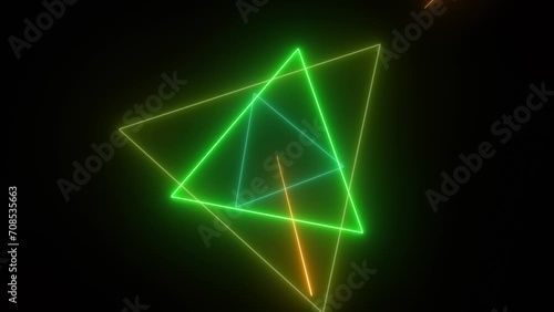 Wallpaper Mural Technology Neon Light Award VJ Loop LED Background in 4K. Torontodigital.ca