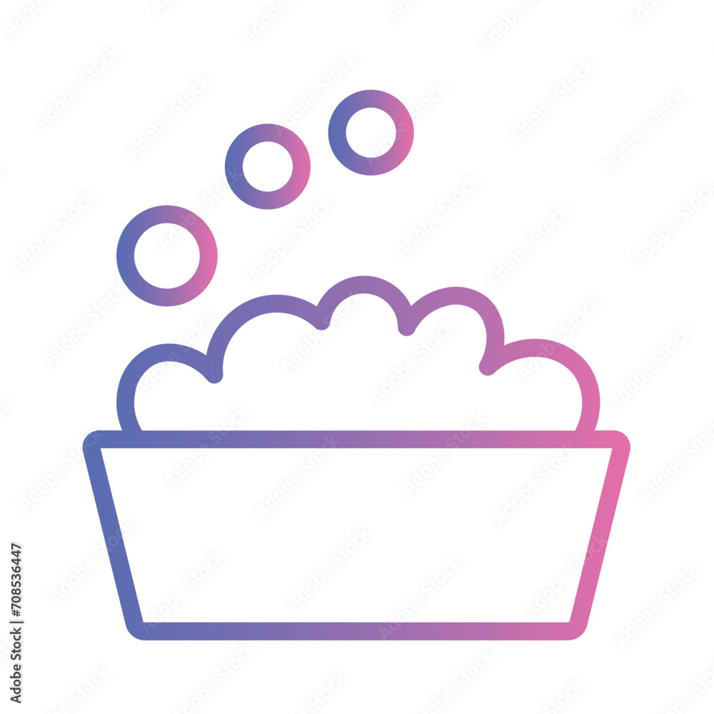 Cleaning Dry Wash Gradient Outline Icon Cleaning Dry Wash Gradient Outline Icon