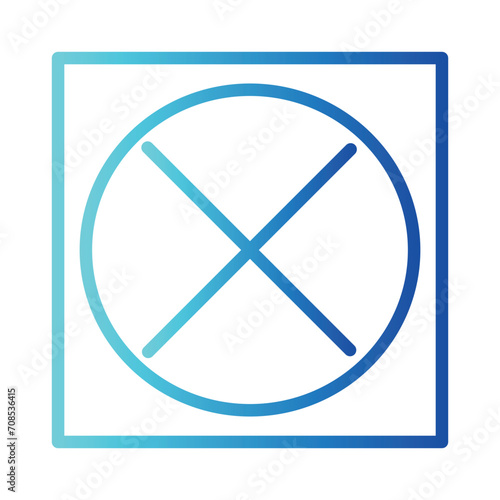 Cleaning Dry Laundry Gradient Outline Icon