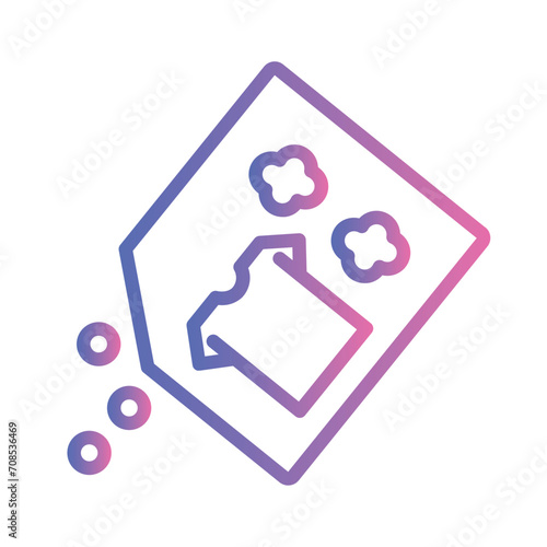 Cleaning Dry Wash Gradient Outline Icon