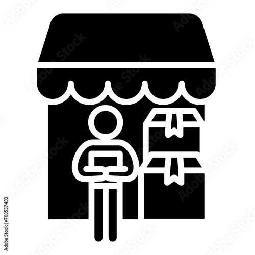 Supplier relationship management icon