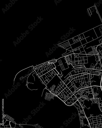 Barreiro Portugal Map, Detailed Dark Map of Barreiro Portugal photo