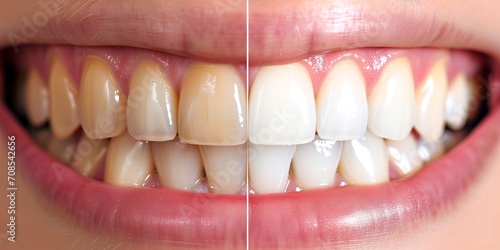 teeth cleaning and whitening before and after