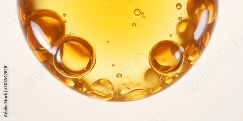 Argan oil serum gel drop texture photo