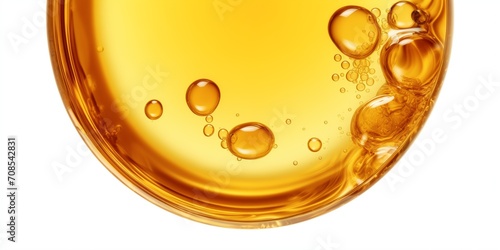 Argan oil serum gel drop texture